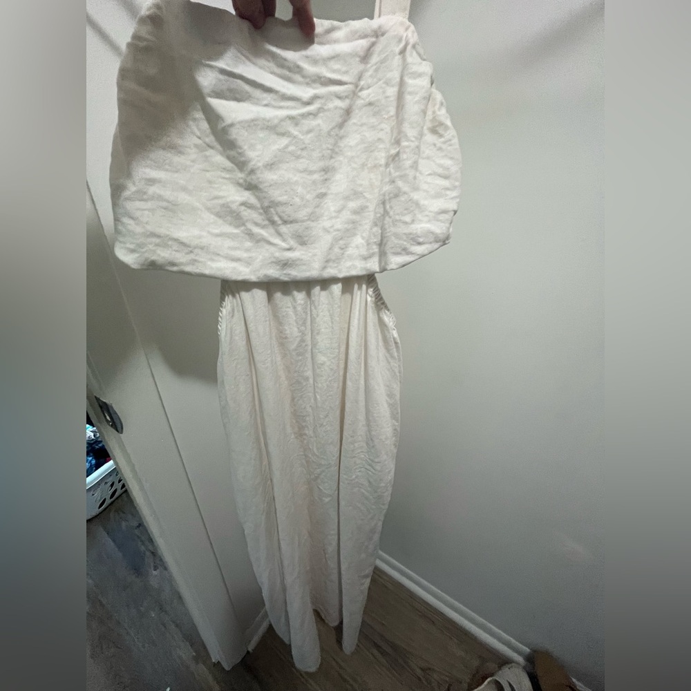 Elegant White Women's Dress
